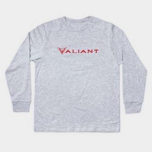 Valiant Badge (1963) Kids Long Sleeve T-Shirt